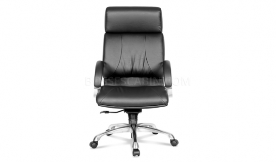 high back office chair in PU leather