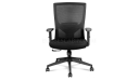black medium back executive chair with net back