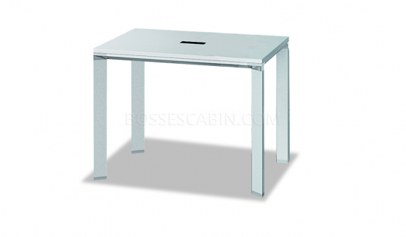 square meeting table in white