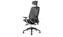 office chair with synchro tilt mechanism and lumbar support