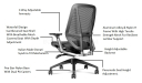 H'UP Medium Back Chair With Advanced Ergonomics