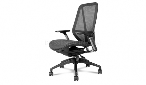 ergonomic office chair with synchro tilt mechanism