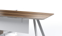 'Lipa' 6 Feet Desk With Walnut Laminate Top