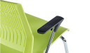 'Magna' Plastic Chair With Chrome Frame & Castors