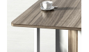 meeting table with walnut laminate top