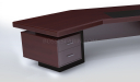 'Metro' 12 Feet Curved Top Large Office Desk