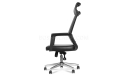 'Astra' Office Chair In Black Artificial Leather