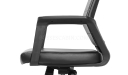 Astra Office Chair In Black Artificial Leather