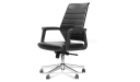 Astra Office Chair In Black Artificial Leather