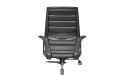 Astra Office Chair In Black Artificial Leather