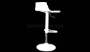 sleek bar stool in white
