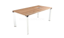 meeting table with walnut laminate top