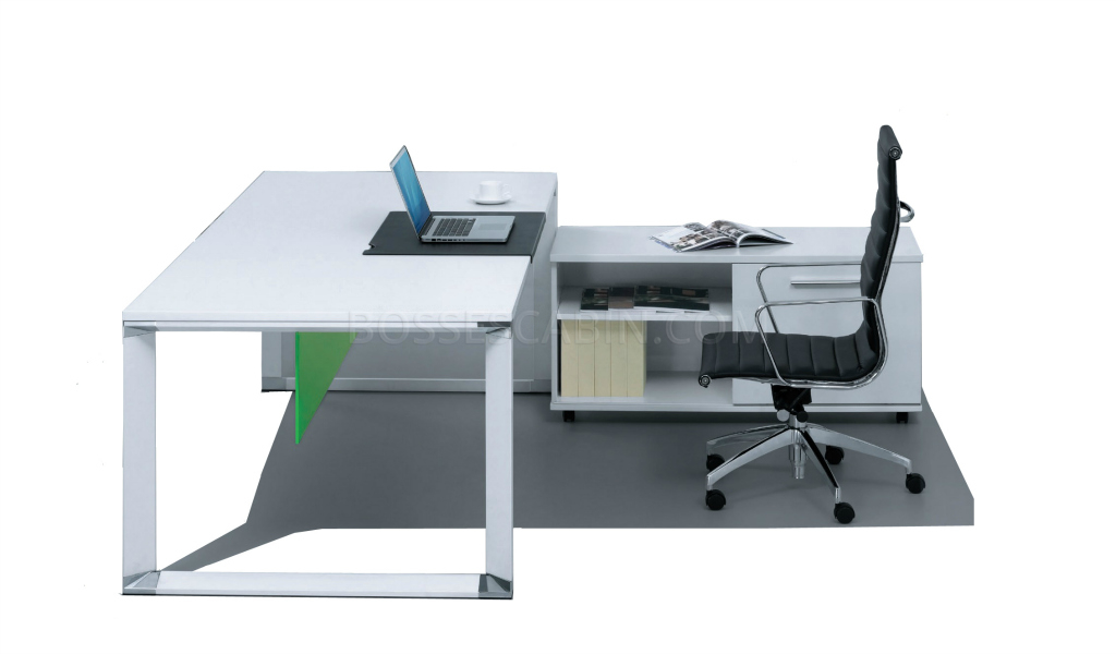 Sleek White Office Desk Contemporary Office Desks Online Boss